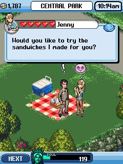 Free download java game New York nights 2: Friends for life on your mobile phone! Image №2