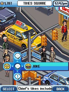 Free download java game New York nights 2: Friends for life on your mobile phone! Image №5