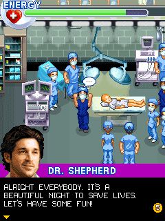 Free download java game Gray's Anatomy on your mobile phone! Image №2