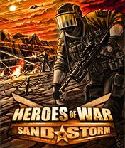 Free download java game Heroes of War: Sandstorm 3D similar to the game 3D Contr Terrorism, on your mobile phone!