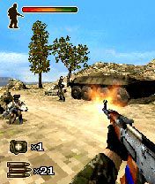 Free download java game Heroes of War: Sandstorm 3D on your mobile phone! Image №3