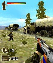 Free download java game Heroes of War: Sandstorm 3D on your mobile phone! Image №5
