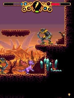 Free download java game The Legend Of Spyro: Dawn Of The Dragon on your mobile phone! Image №4